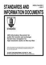 AES 21id-2011 (R2017)