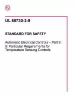 UL 60730-2-9:2021