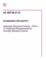UL 60730-2-13:2019