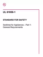 UL 61058-1:2021