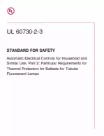 UL 60730-2-3:2017
