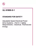 UL 61800-5-1:2021